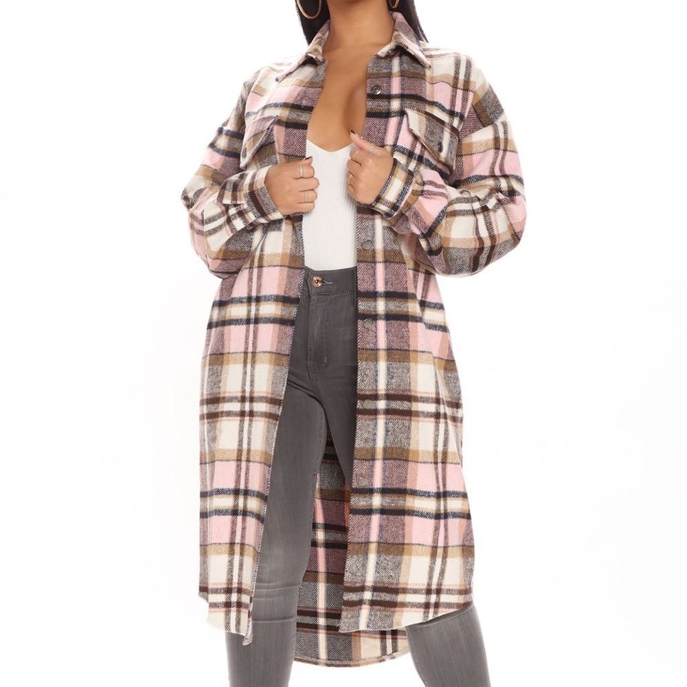 Plaid Girls Club Shacket